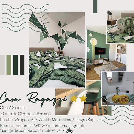 Casa Ragazzi - Meuble De Tourisme Classe 2 Etoiles - Refait A Neuf - Calme - Parking Gratuit A Proximite Lempdes 외부 사진